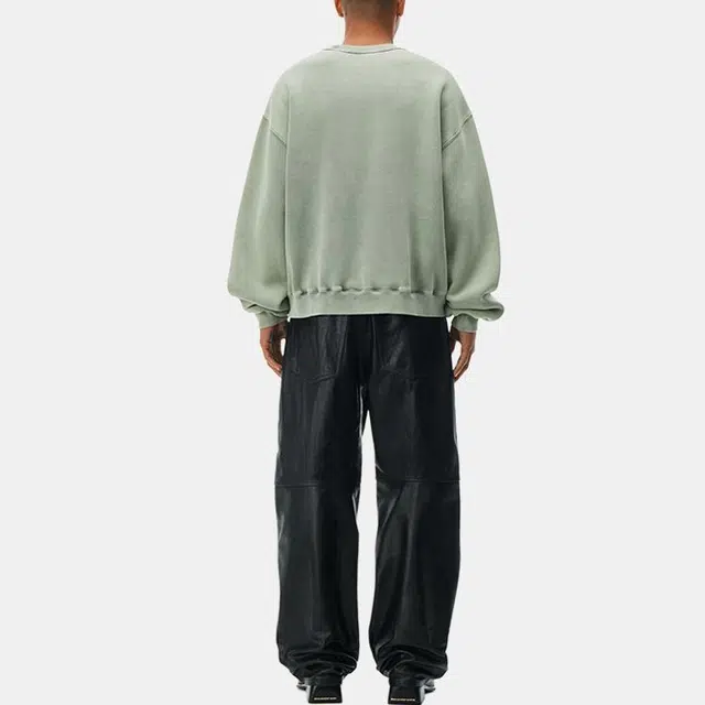 Alexander Wang Acid Wash Green Sweatshirt