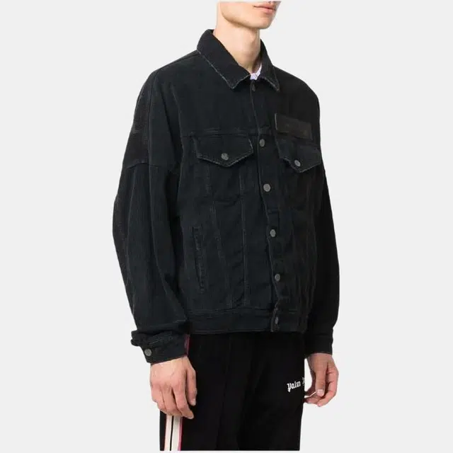 Palm Angels Corduroy Jacket Black