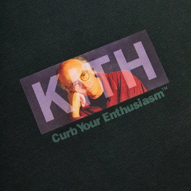 KITH for Curb Your Enthusiasm Mood Logo Crewneck Stadium Logo
