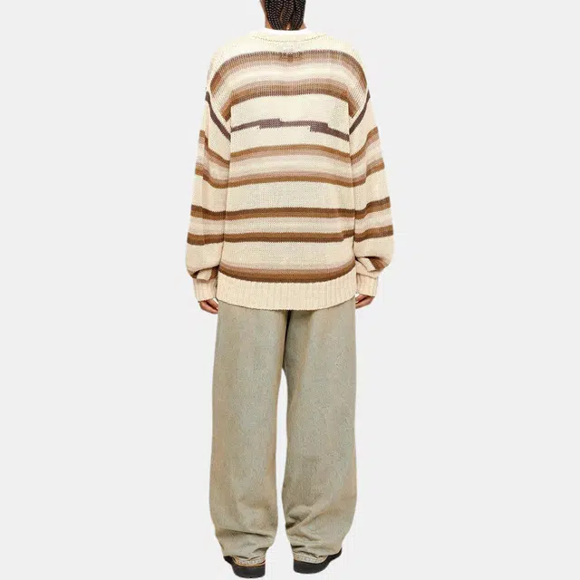 Stussy SS24 TONAL STRIPE LINEN SWEATER