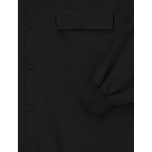 Fear of God Essentials Oxford Shirt Jet Black