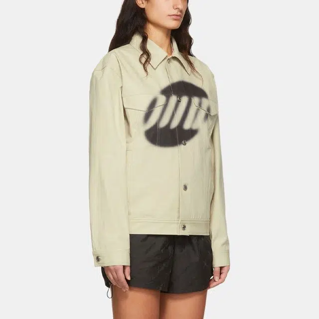 WE11DONE SS22 Denim Jacket Khaki