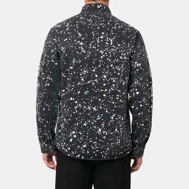OFF-WHITE FW22 Twill Print Splatter Shirt