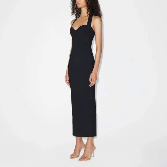 Khy x Dilara Findikoglu SS25 Fitted Halter Dress