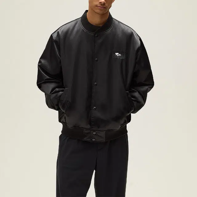 KITH x Peanuts Satin Bomber