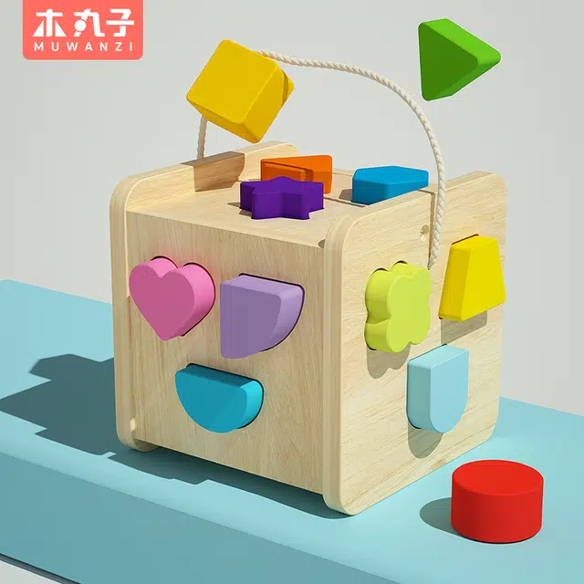 木丸子 大颗粒拼装积木 早教益智玩具