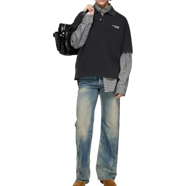 Acne Studios SS26 Vintage Washed Polo