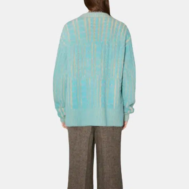 Acne Studios FW22 Pullover Sweater Turquoise Blue