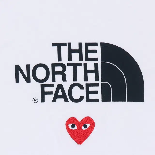 CDG Play x The North Face play together LogoT