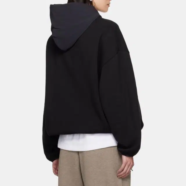 Fear of God Essentials SS24 Nylon Fleece Hoodie Black