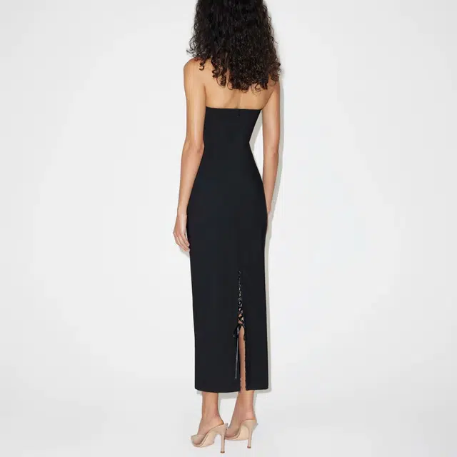 Khy x Dilara Findikoglu SS25 Fitted Halter Dress