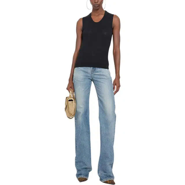 SAINT LAURENT Tank Top In Wool