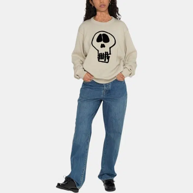 Stussy FW22 Skull Print Sweater