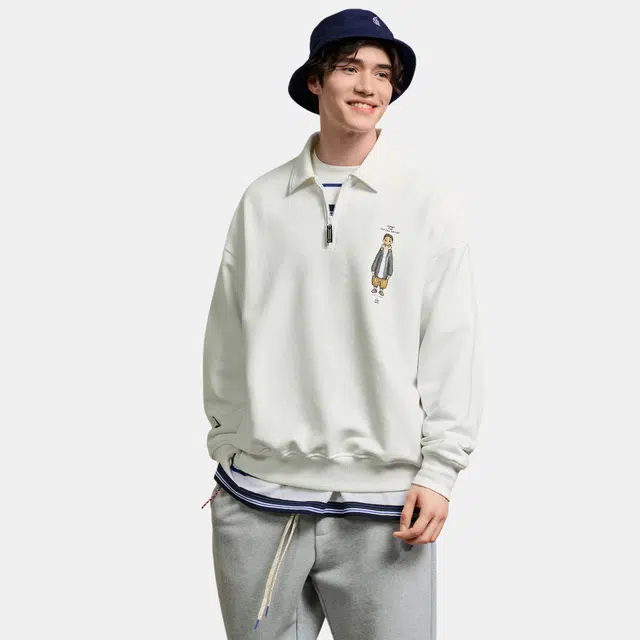 nautica white sail x POPBOY FW23 Logo