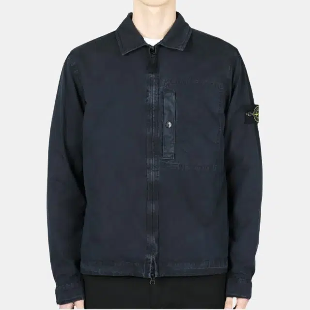 Stone Island Logo Zip Shirt