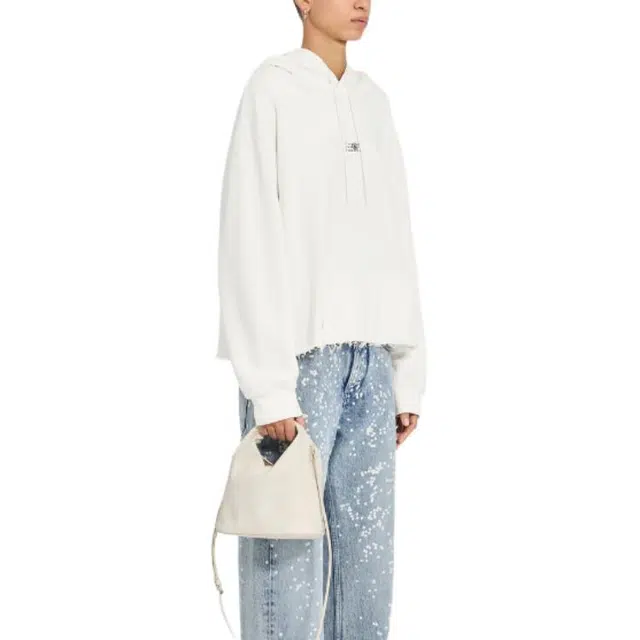 MM6 Maison Margiela FW25 Logo Kangaroo Pocket Hoodie