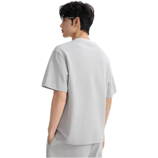 独驰 【流光炫彩】夏季撞色假两件一整套时尚酷帅短袖短裤休闲运动套装 男女同款