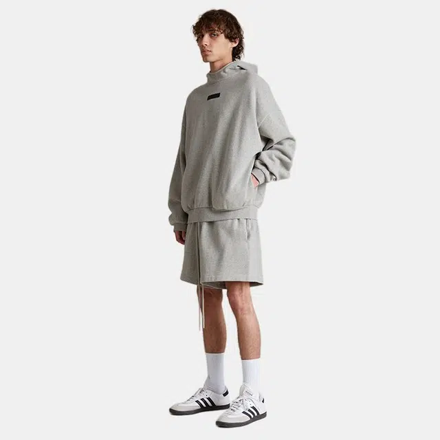 Fear of God Essentials SS24 Hoodie Dark Heather Oatmeal