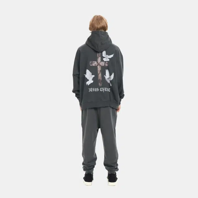 False Perception Peace Dove Hoodie Black