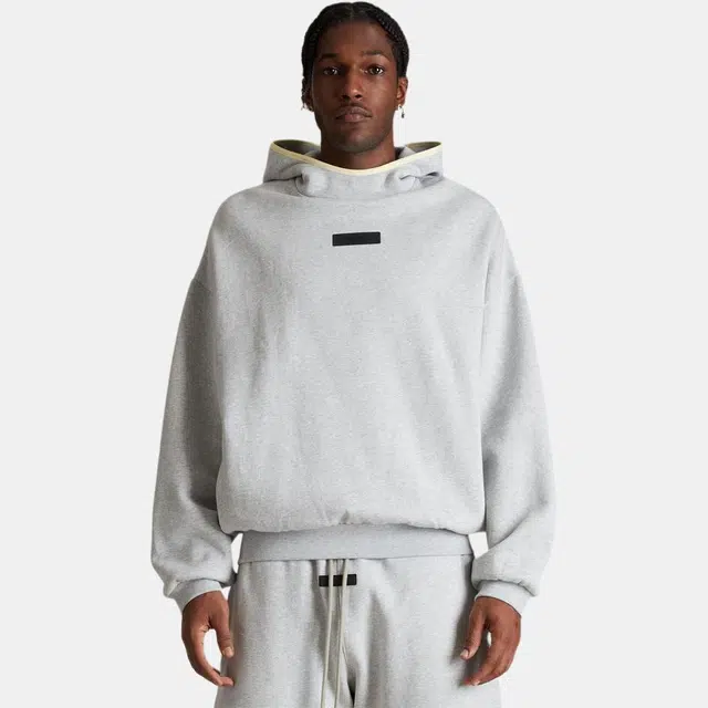 Fear of God Essentials SS24 drop2 Hoodie Light Heather Grey