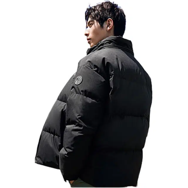 波司登 纯色舒适休闲羽绒服 男女同款 黑色