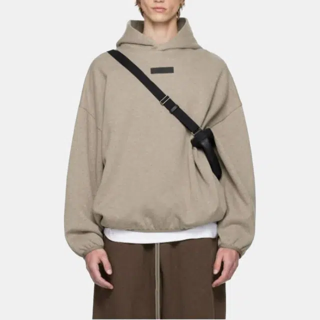 Fear of God Essentials SS24 Hoodie Heather Heather Grey