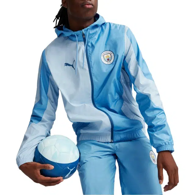 PUMA MCFC PREMATCH WOVEN JACKET