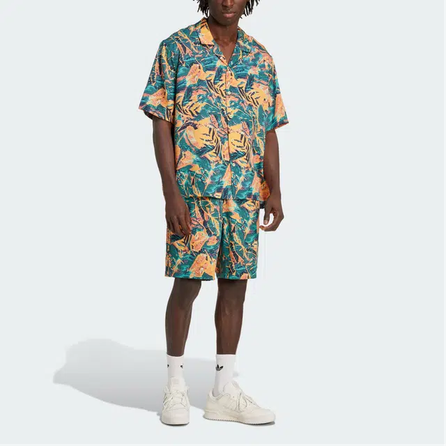 adidas originals ArchiveFloral RESORT SHIRT