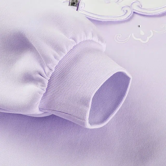 安踏儿童 半开领亲肤舒适针织运动卫衣 口袋紫中小童