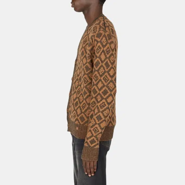 Acne Studios Face Wool Sweater Brown