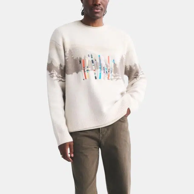 Abercrombie & Fitch Oversized Ski Pattern Sweater
