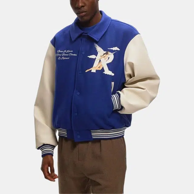 REPRESENT FW23 Blue Bomber Jacket