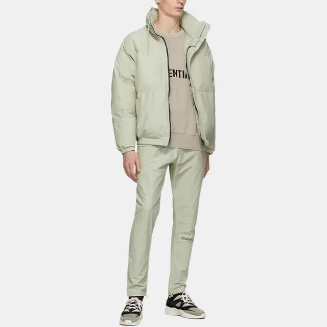 Fear of God Essentials FW20 Puffer Jacket Sage
