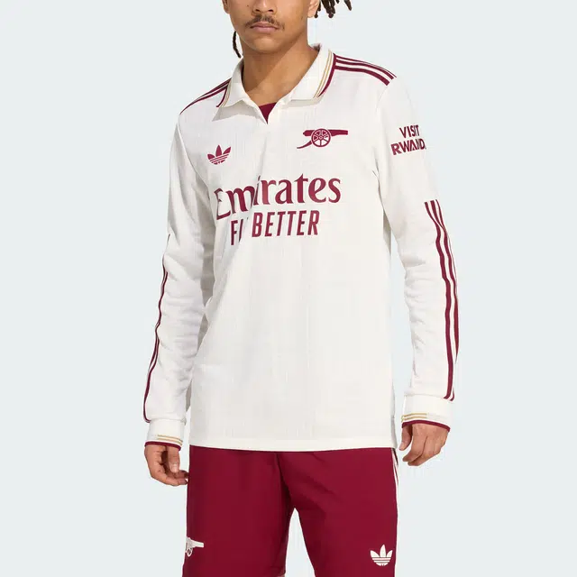 adidas originals AUTHENTICS SS25 ARSENAL 2526 THIRD JERSEY logo
