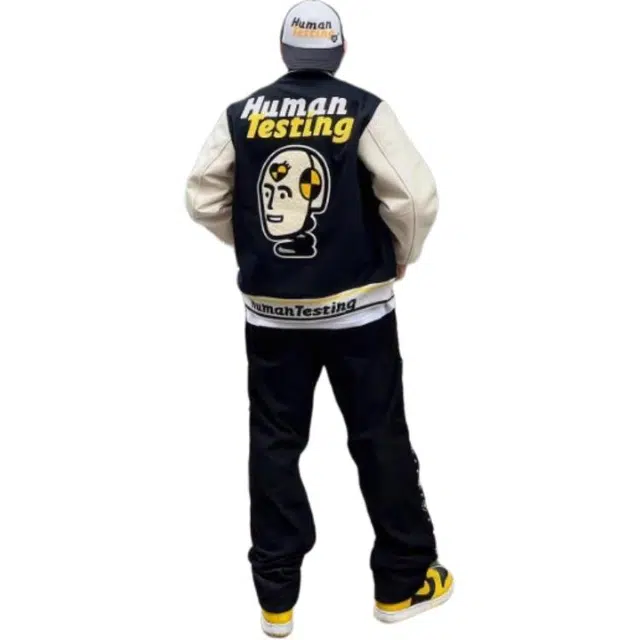 HUMAN MADE ASAP Rocky Human Testing Varsity Jacket