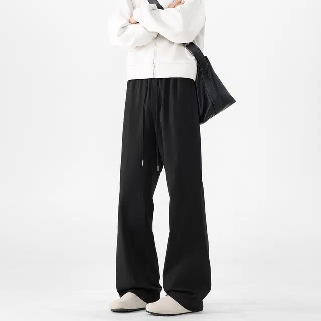 布客行 美式高街风纯色宽松多版型运动休闲裤 男女同款