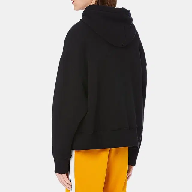 Palm Angels Crocodile Print Hoodie Black