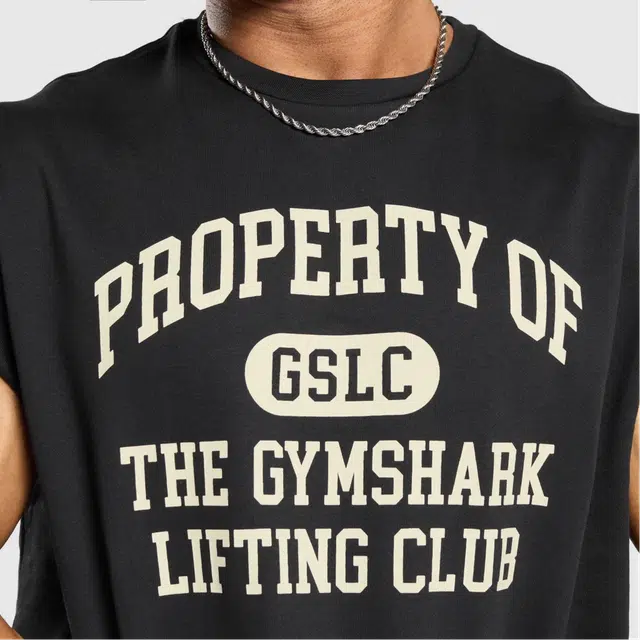 GYMSHARK Property Of Cut Off Tank T