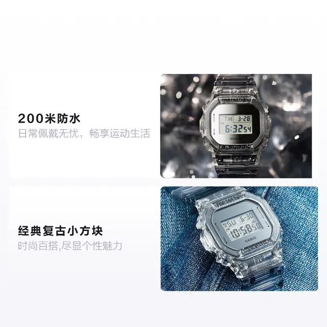 G-SHOCKSee thru see thru1.0 DW-5600SK-1PRS