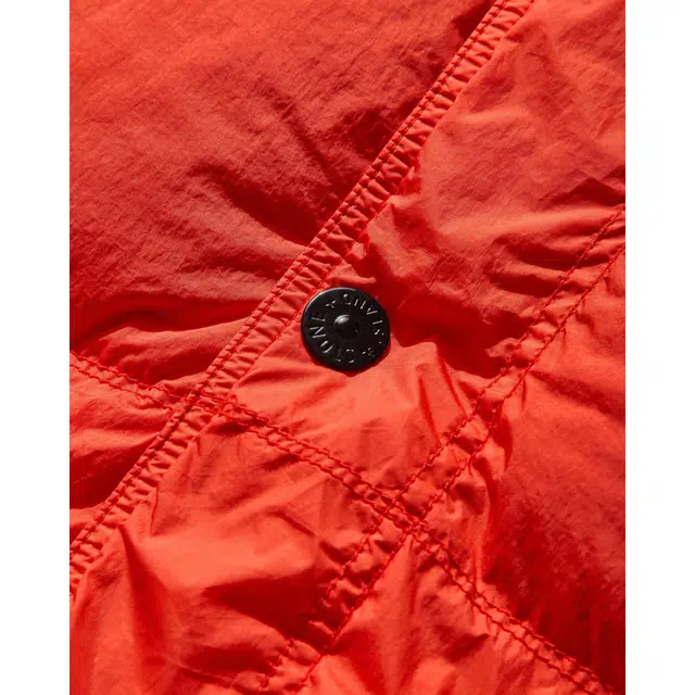 Stone Island Badge Collar Jacket Scarlet