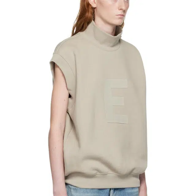 Fear of God Essentials FW22 Mockneck vest smoke