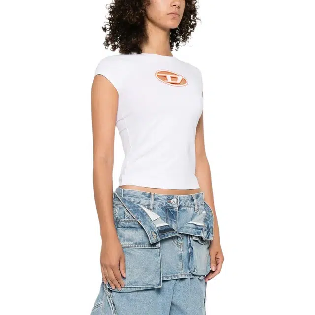 DIESEL DIESEL OVAL-D Logo T