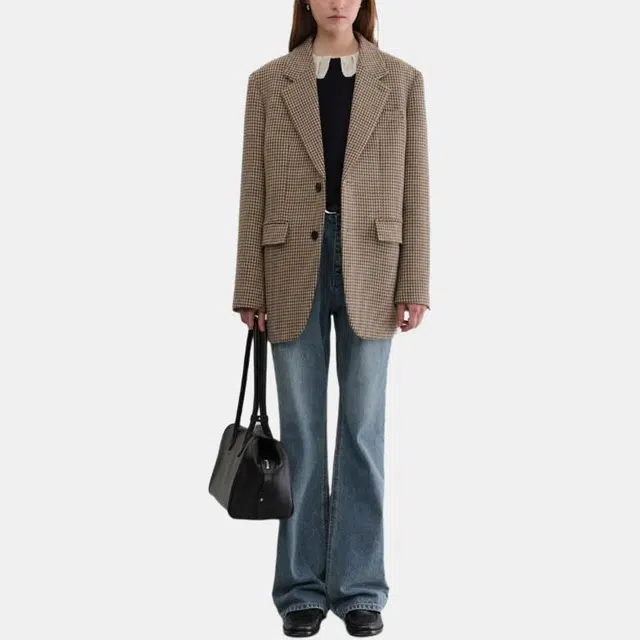 Dunst RELAXED FLARE JEANS CLASSIC BLUE