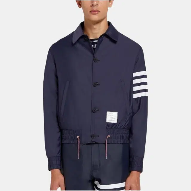 Thom Browne Classic Four-Bar Button Jacket