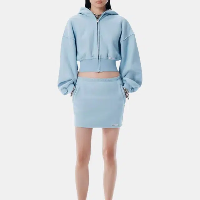 Alexander Wang SS25 Hoodie Light Blue
