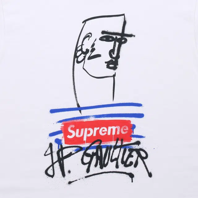 Supreme SS19 x Jean Paul Gaultier Tee White T