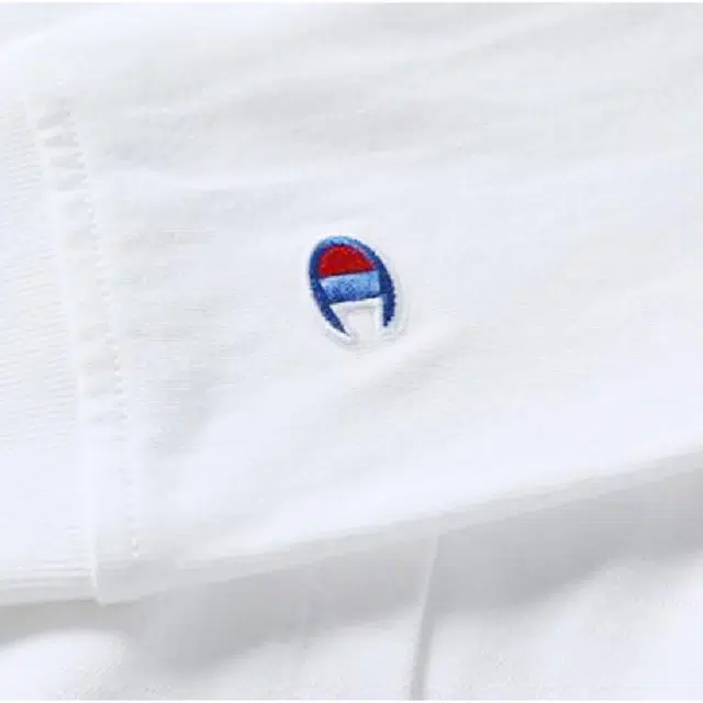 Champion Logo Long Sleeve White