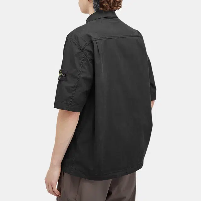 Stone Island FW24 Black Short Sleeve Shirt