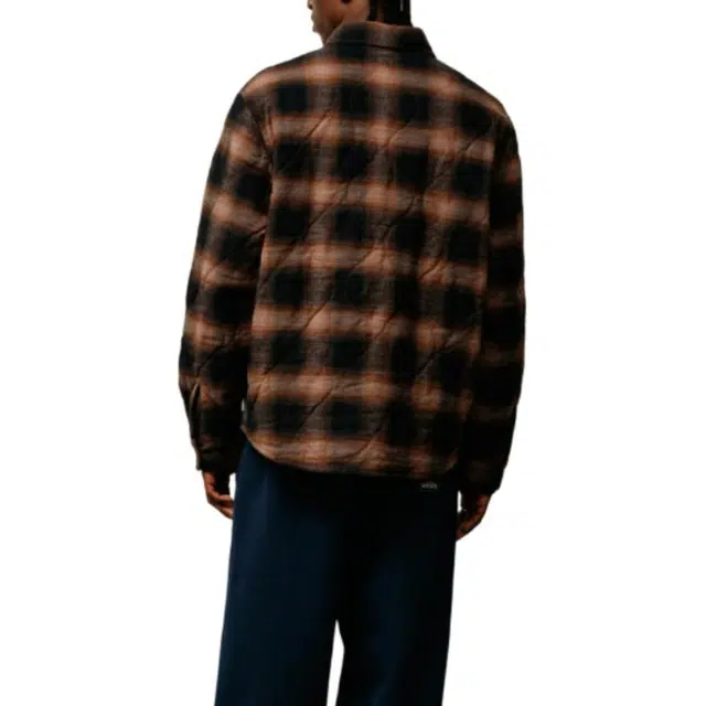 Stussy FW25 QUILTED PLAID SHIRT JACKET