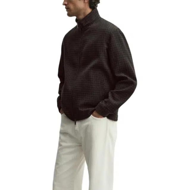 ZARA Plaid Relaxed Jacket